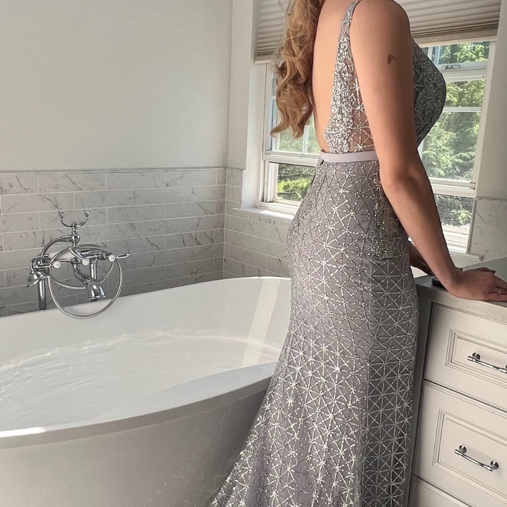 Portia and Scarlett Dress, Color Stone, Size 8